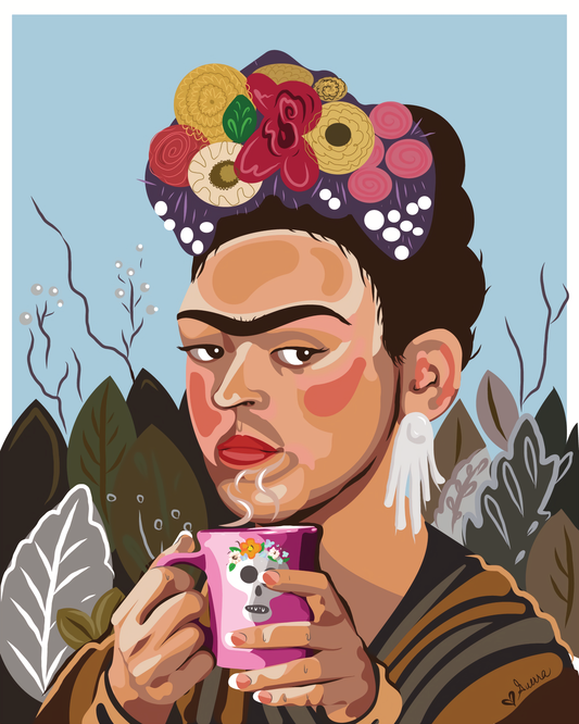 Frida and her Cup